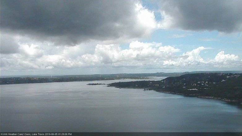 Lake Travis webcam, June 5, 2019 12:30 PM CT