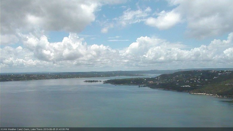 Lake Travis webcam, June 5, 2019 12:45 PM CT