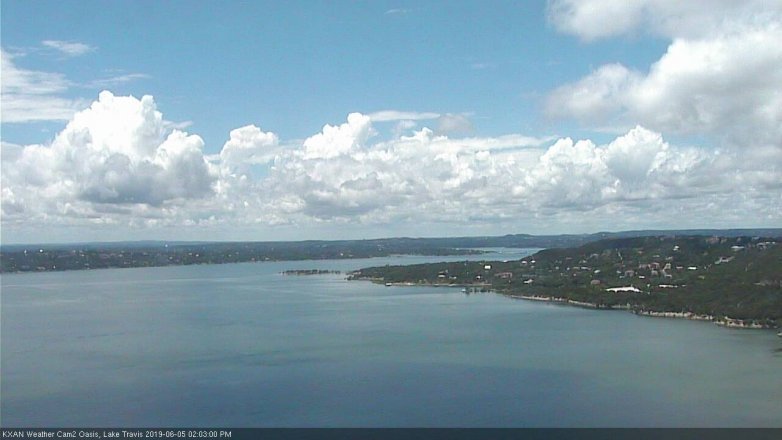Lake Travis webcam, June 5, 2019 1:05 PM CT