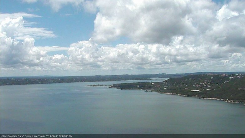 Lake Travis webcam, June 5, 2019 1:10 PM CT