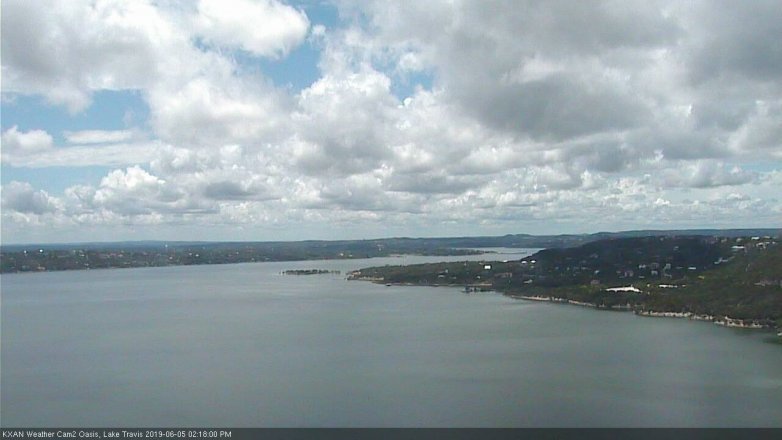 Lake Travis webcam, June 5, 2019 1:20 PM CT