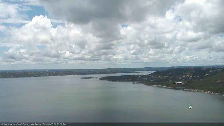Lake Travis webcam, June 5, 2019 1:25 PM CT