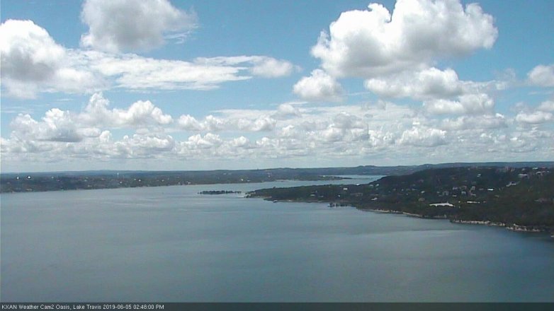 Lake Travis webcam, June 5, 2019 1:50 PM CT