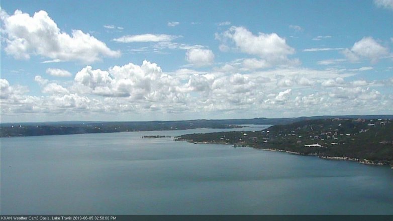 Lake Travis webcam, June 5, 2019 2:00 PM CT