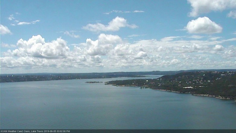 Lake Travis webcam, June 5, 2019 2:05 PM CT