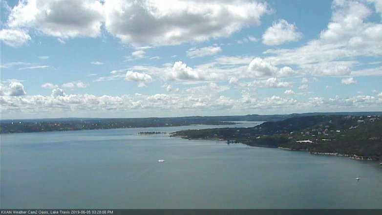 Lake Travis webcam, June 5, 2019 2:30 PM CT