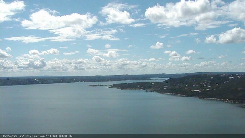 Lake Travis webcam, June 5, 2019 3:00 PM CT
