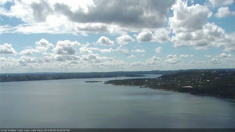Lake Travis webcam, June 5, 2019 3:10 PM CT
