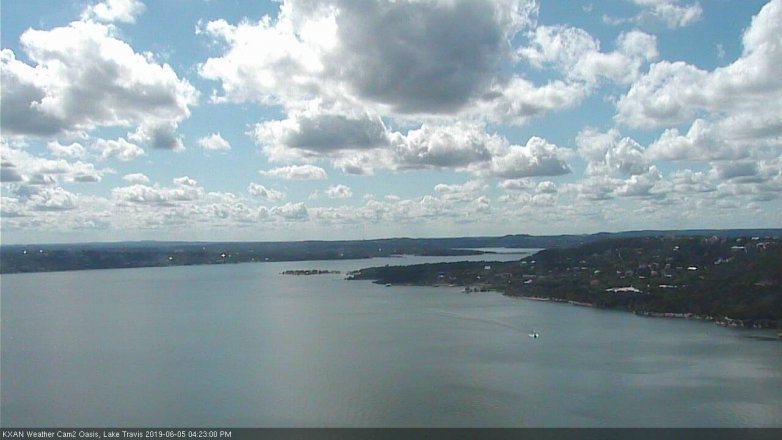 Lake Travis webcam, June 5, 2019 3:25 PM CT