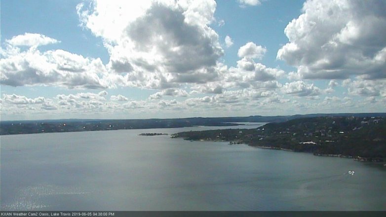 Lake Travis webcam, June 5, 2019 3:40 PM CT
