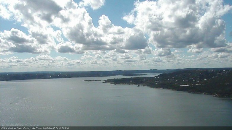 Lake Travis webcam, June 5, 2019 3:45 PM CT