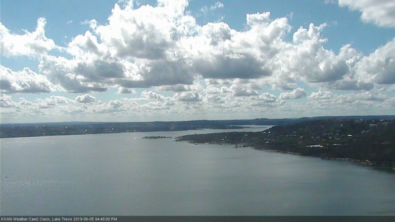 Lake Travis webcam, June 5, 2019 3:50 PM CT