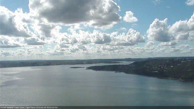 Lake Travis webcam, June 5, 2019 4:05 PM CT