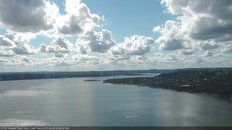 Lake Travis webcam, June 5, 2019 4:10 PM CT