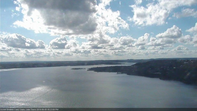 Lake Travis webcam, June 5, 2019 4:25 PM CT