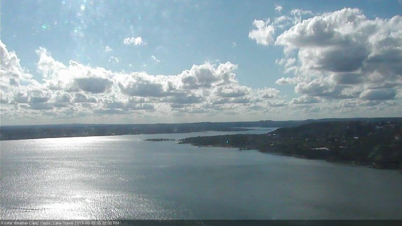 Lake Travis webcam, June 5, 2019 4:40 PM CT