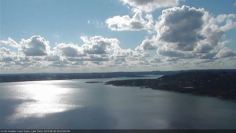 Lake Travis webcam, June 5, 2019 4:45 PM CT