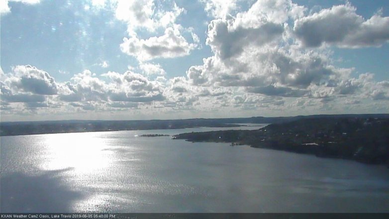 Lake Travis webcam, June 5, 2019 4:50 PM CT