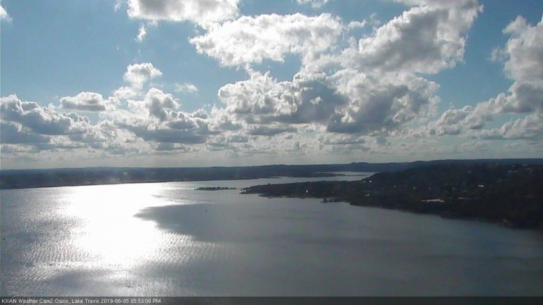 Lake Travis webcam, June 5, 2019 4:55 PM CT
