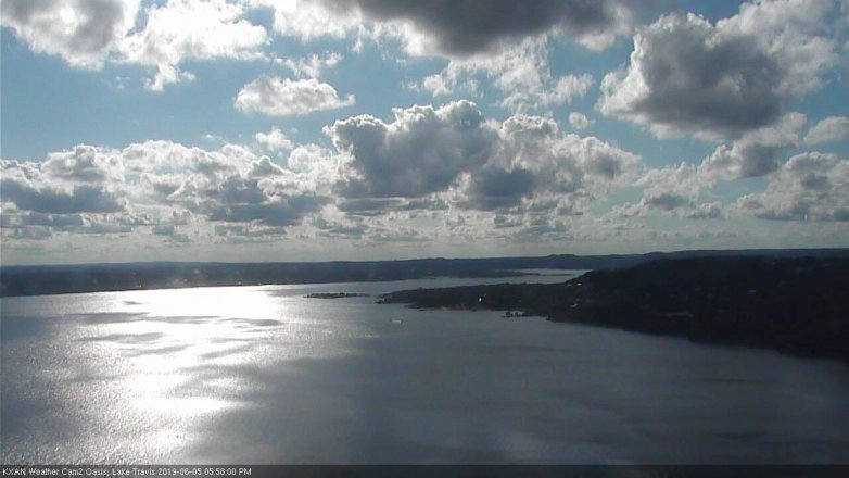 Lake Travis webcam, June 5, 2019 5:00 PM CT