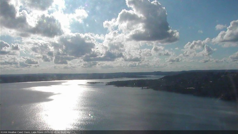 Lake Travis webcam, June 5, 2019 5:10 PM CT