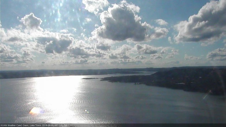 Lake Travis webcam, June 5, 2019 5:15 PM CT