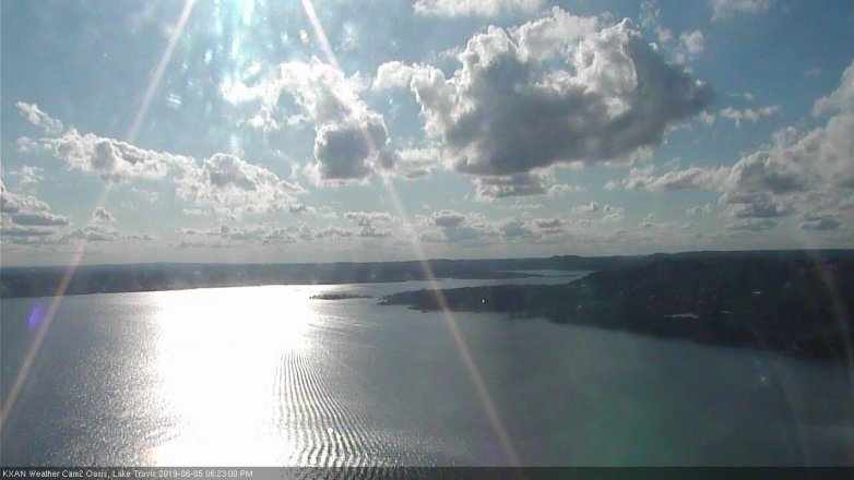 Lake Travis webcam, June 5, 2019 5:25 PM CT