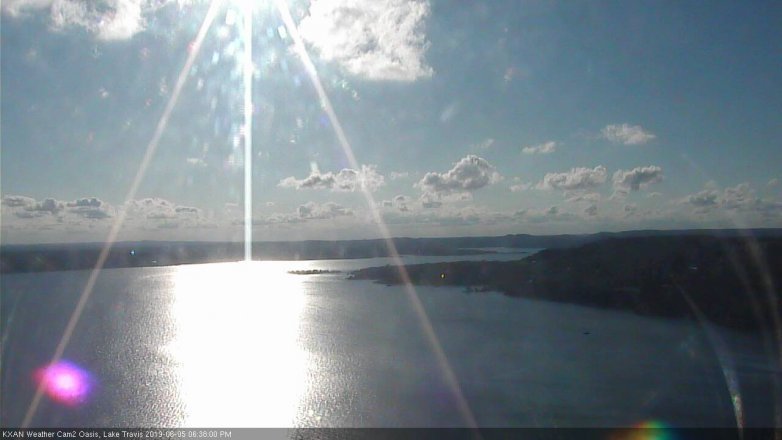 Lake Travis webcam, June 5, 2019 5:40 PM CT