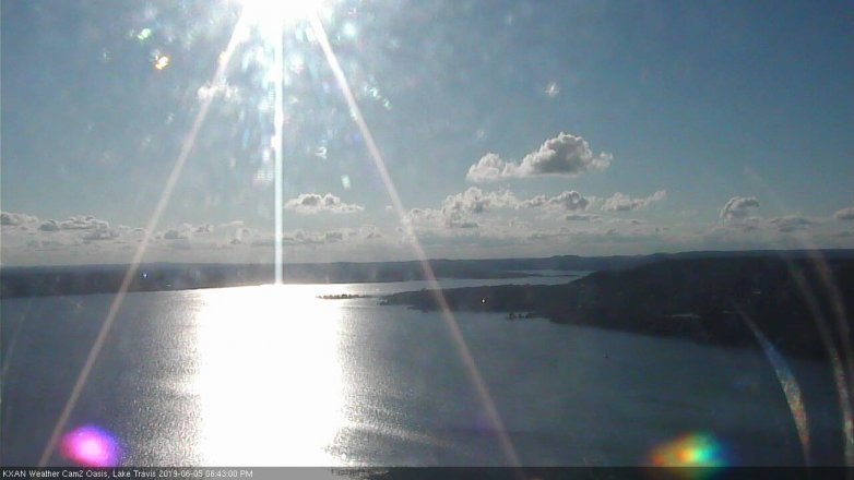 Lake Travis webcam, June 5, 2019 5:45 PM CT
