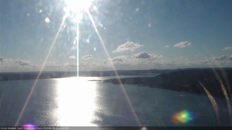 Lake Travis webcam, June 5, 2019 5:50 PM CT