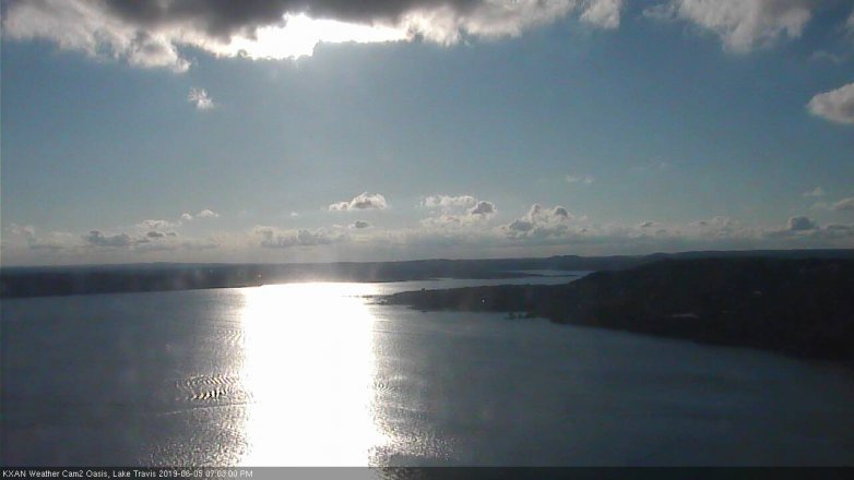 Lake Travis webcam, June 5, 2019 6:05 PM CT