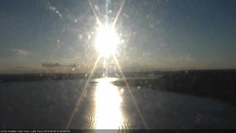 Lake Travis webcam, June 5, 2019 6:50 PM CT