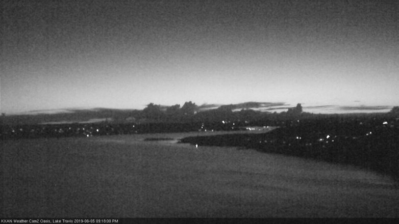 Lake Travis webcam, June 5, 2019 8:20 PM CT