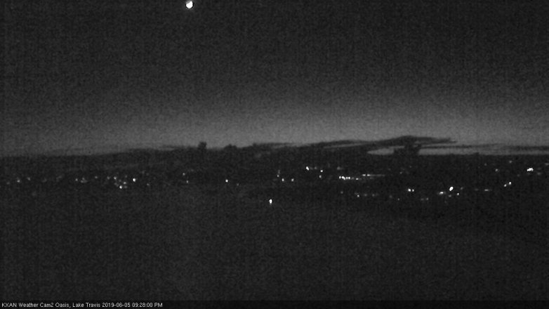 Lake Travis webcam, June 5, 2019 8:30 PM CT