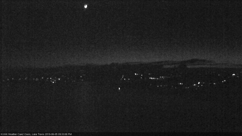 Lake Travis webcam, June 5, 2019 8:35 PM CT
