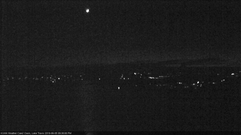 Lake Travis webcam, June 5, 2019 8:40 PM CT