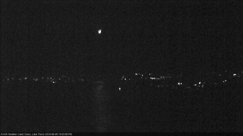 Lake Travis webcam, June 5, 2019 9:05 PM CT