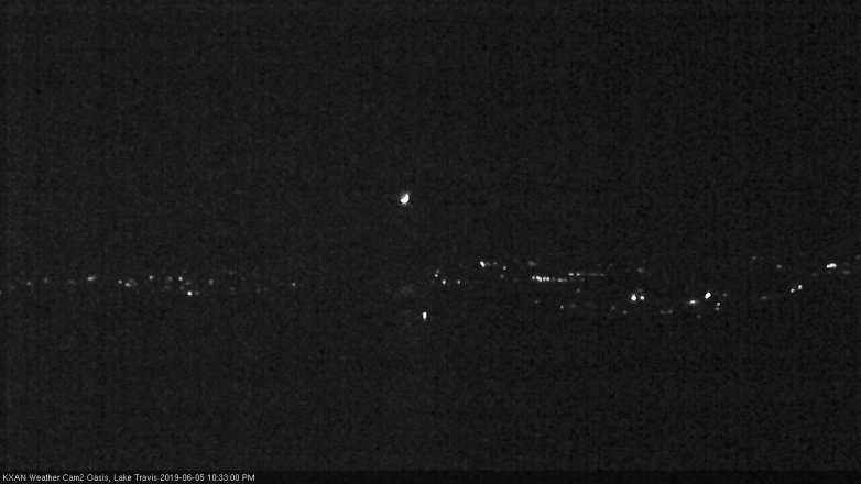 Lake Travis webcam, June 5, 2019 9:35 PM CT
