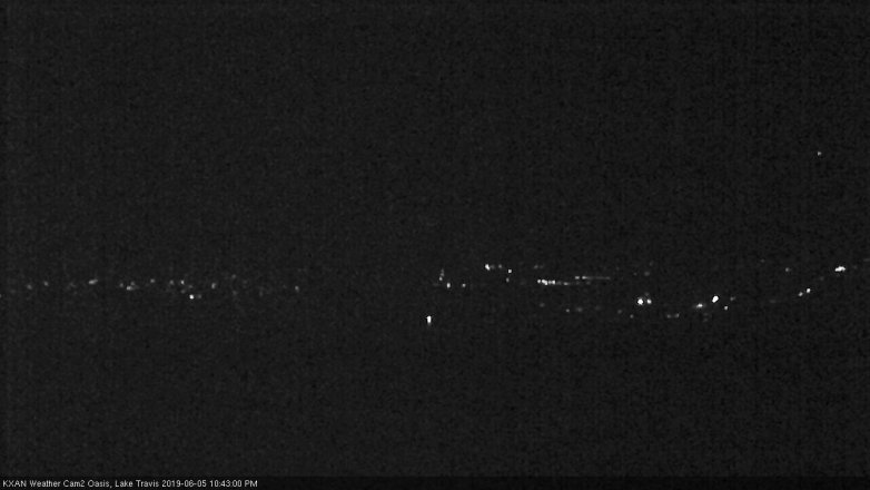 Lake Travis webcam, June 5, 2019 9:45 PM CT