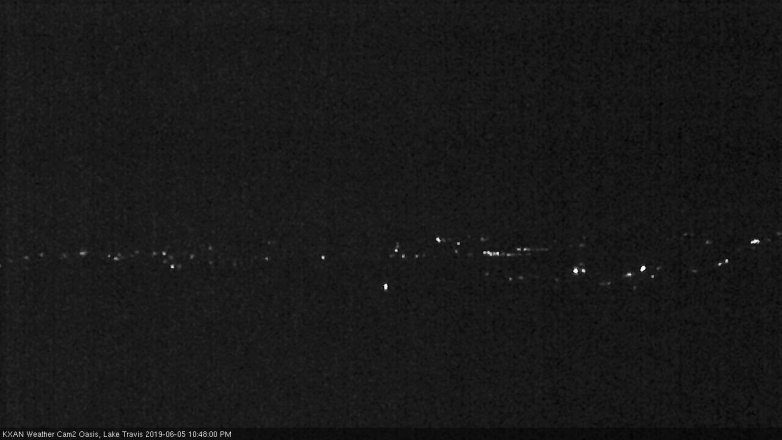 Lake Travis webcam, June 5, 2019 9:50 PM CT