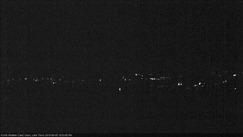 Lake Travis webcam, June 5, 2019 9:55 PM CT