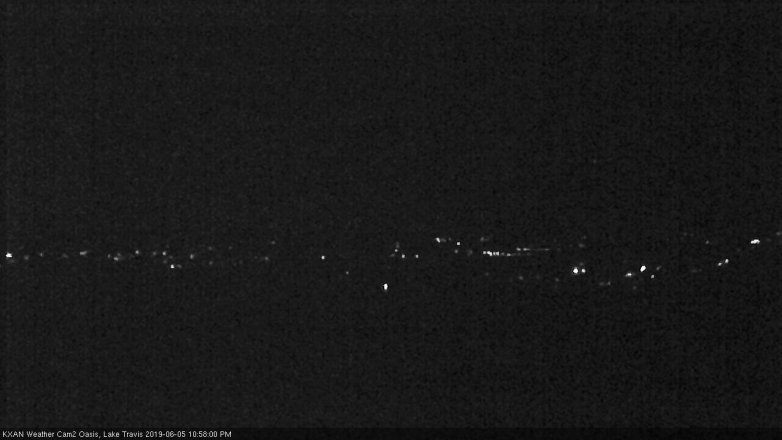 Lake Travis webcam, June 5, 2019 10:00 PM CT