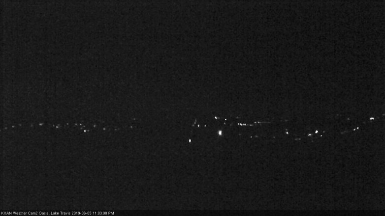 Lake Travis webcam, June 5, 2019 10:05 PM CT