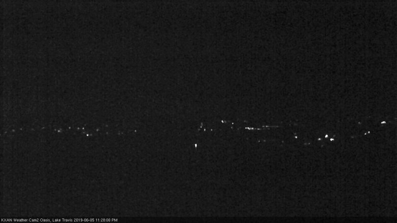 Lake Travis webcam, June 5, 2019 10:30 PM CT