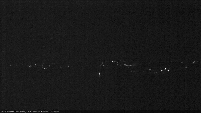 Lake Travis webcam, June 5, 2019 10:45 PM CT