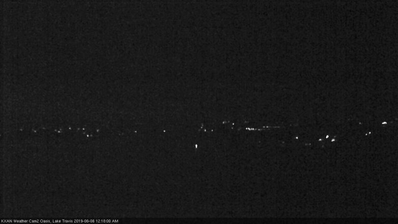Lake Travis webcam, June 5, 2019 11:20 PM CT