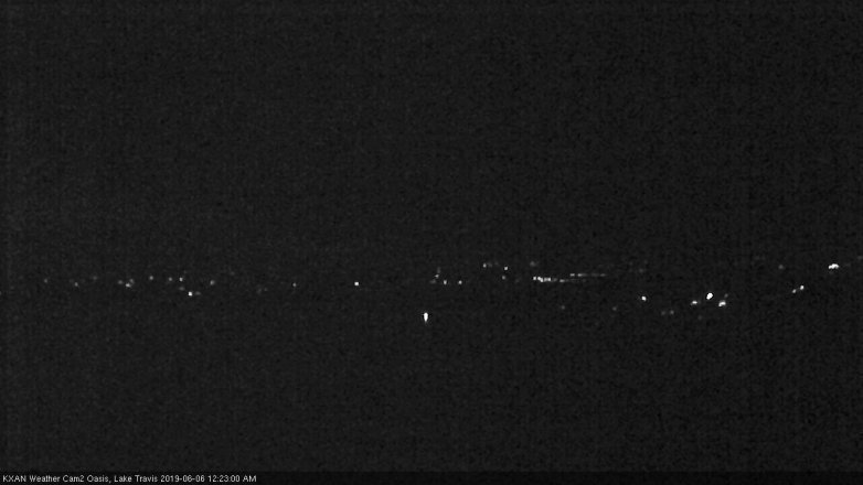 Lake Travis webcam, June 5, 2019 11:25 PM CT