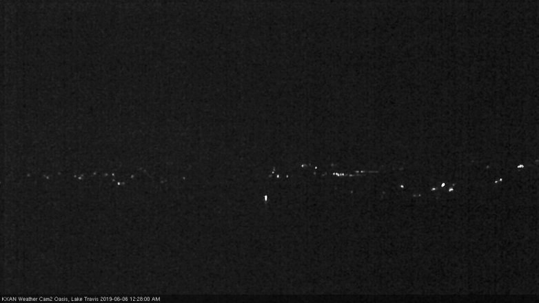 Lake Travis webcam, June 5, 2019 11:30 PM CT
