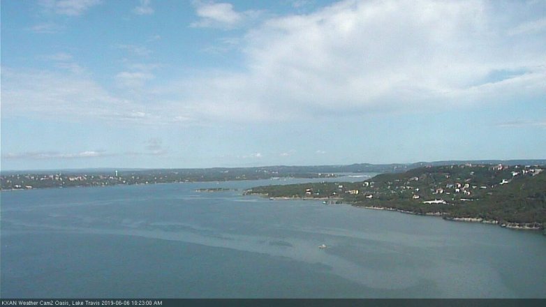 Lake Travis webcam, June 6, 2019 9:25 AM CT