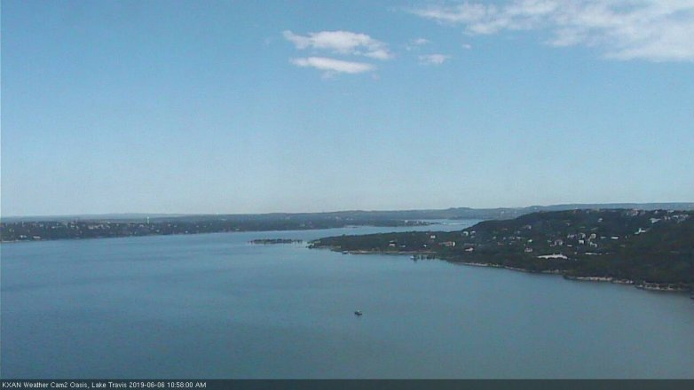 Lake Travis webcam, June 6, 2019 10:00 AM CT